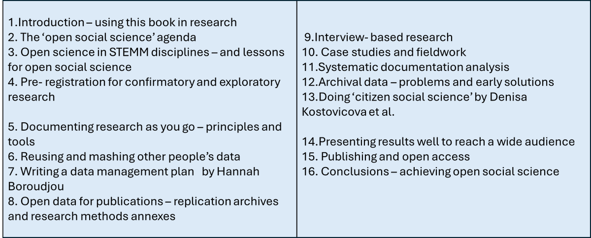 PJDunleavy's tweet photo. Published today &amp; free to download by chapters or whole text, my @LSEPress book with Tim Monteath, Denisa Kostovicova and Hannah Boroudjou 
*Doing Open Social Science* https://t.co/qHq5wUM9SA
helps qualitative &amp; quantitative researchers make their work more reproducible &amp; robust https://t.co/nJtyGlL6eC