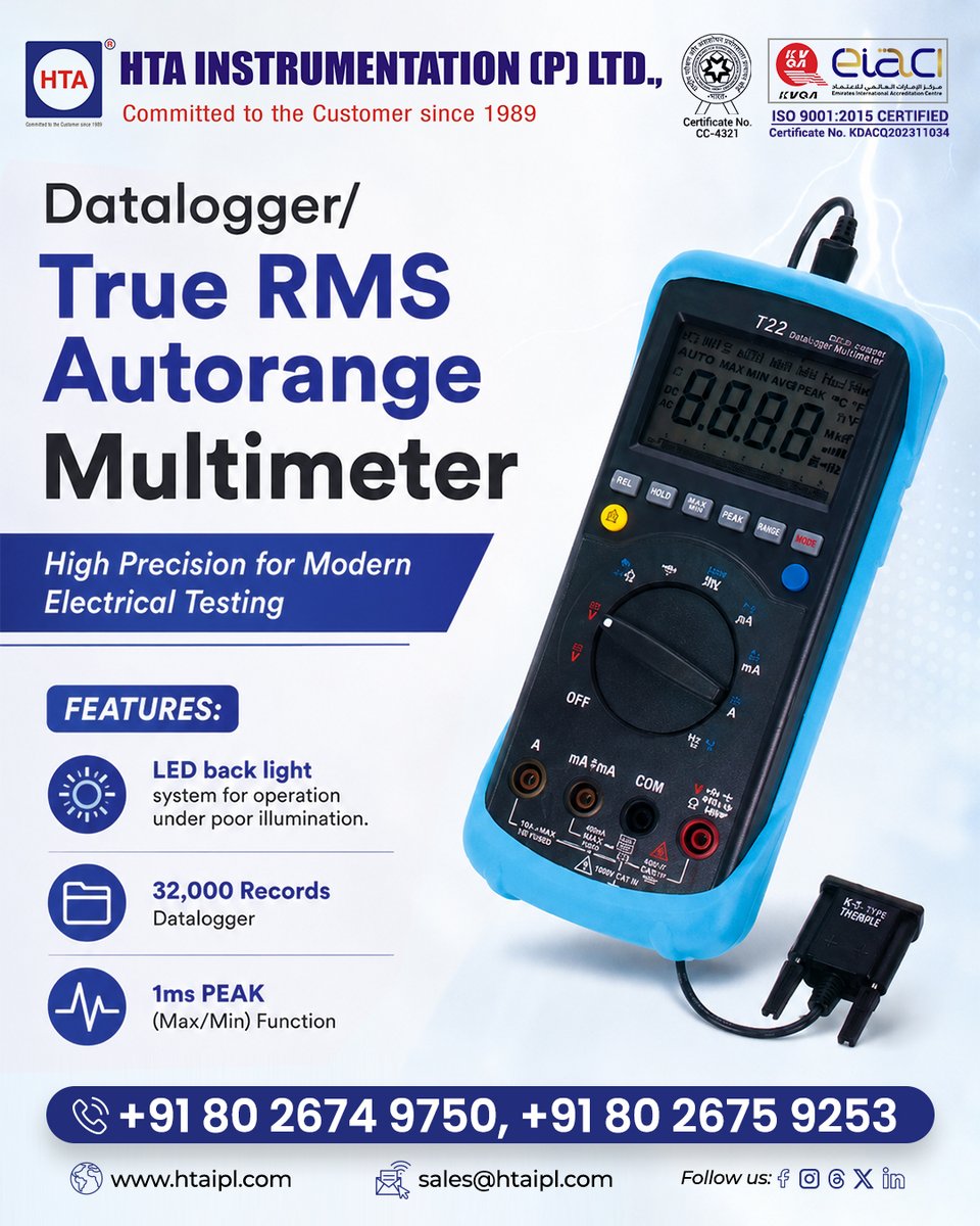 HTA Instrumentation Pvt Ltd tweet media