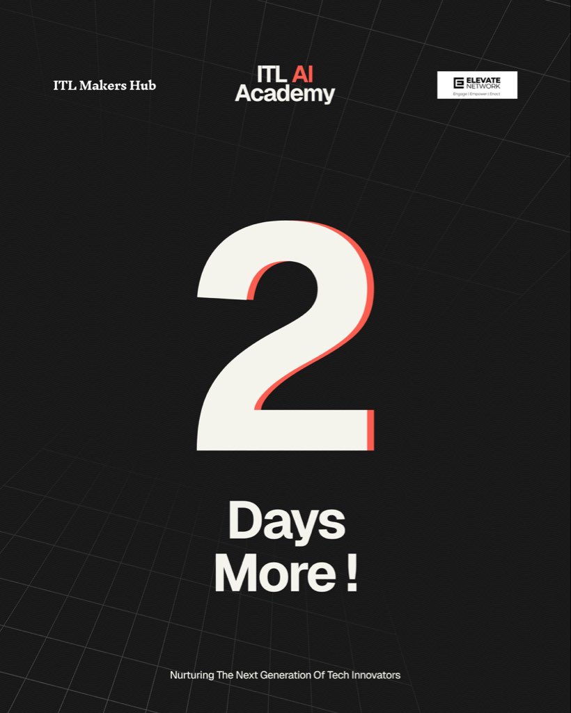 Innovotechlab's tweet photo. 2 days to go🔥! https://t.co/2N2Ypzr4K0