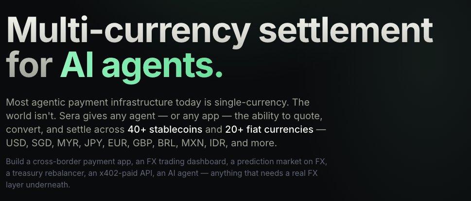 Sera | FX Onchain for Multi Currency Stablecoins tweet media