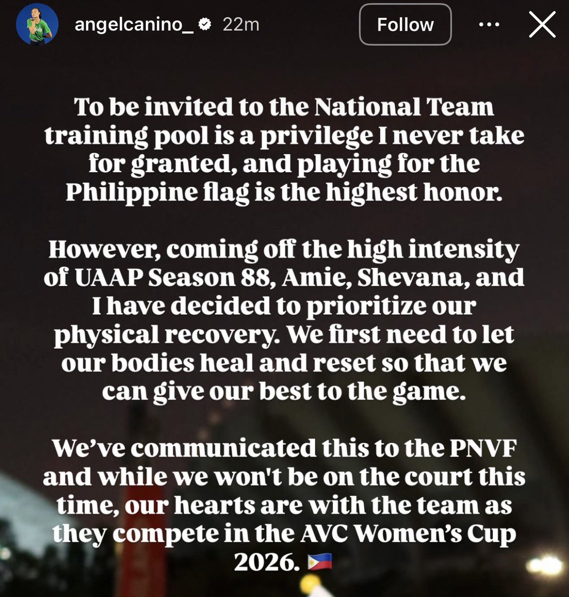 volleytiger's tweet photo. Now, no Angel and Amie too.

Lagas na yung ALAS core from last year. ☹️ https://t.co/buynapNBDE