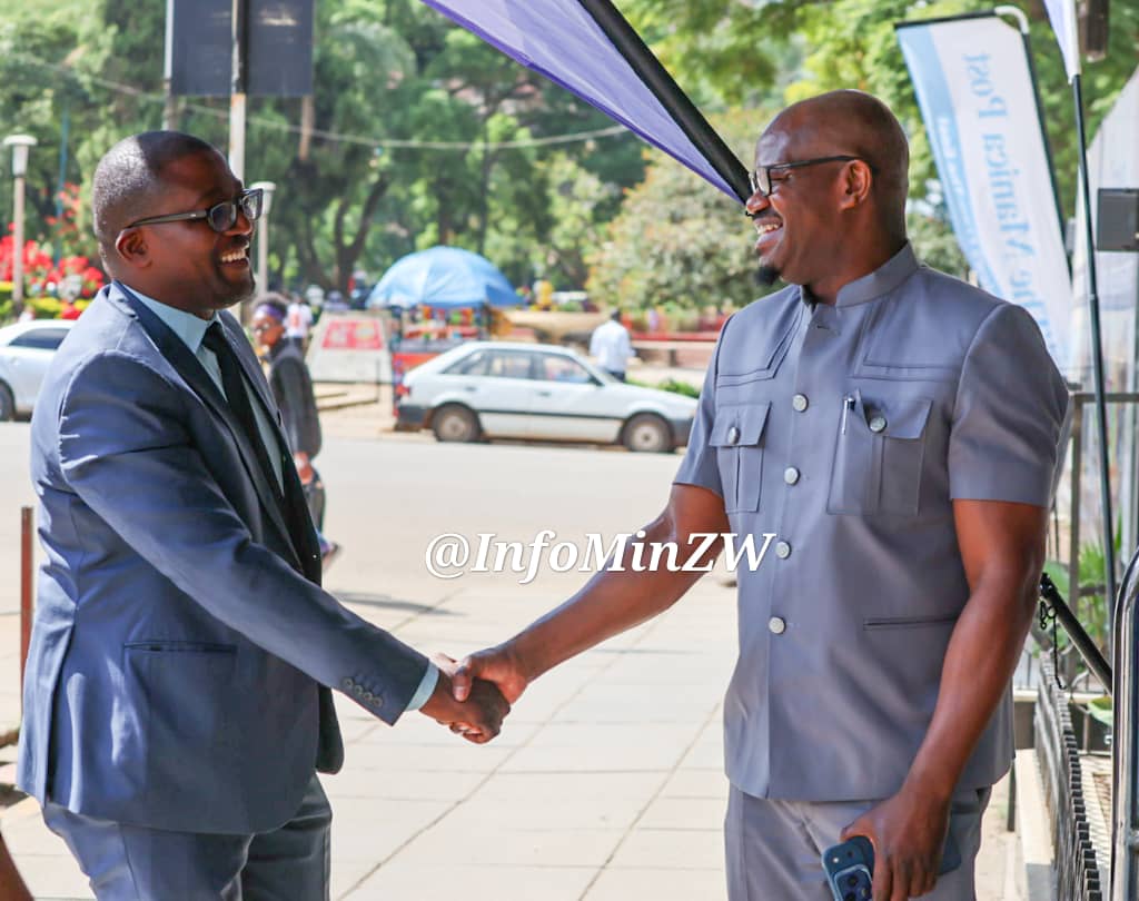 InfoMinZW's tweet photo. The Acting Minister of Information, Hon. Mangaliso Ndlovu was the Guest of Honour at belated World Press Freedom Day commemorations hosted by Zimpapers in Harare today. The Day highlights the fundamental value of a free, independent, and responsible press.
#WorldPressFreedomDay https://t.co/BKuWp1sVwS