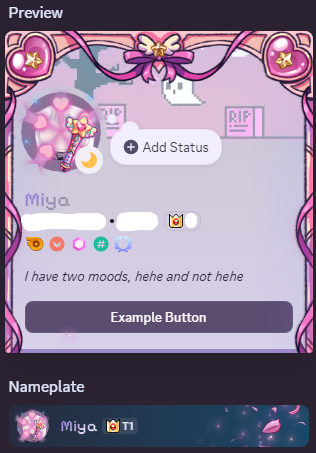 playwithmiya's tweet photo. Discord just released a magical girl set <3 lemme heal my inner child https://t.co/RlbmFCwpv4