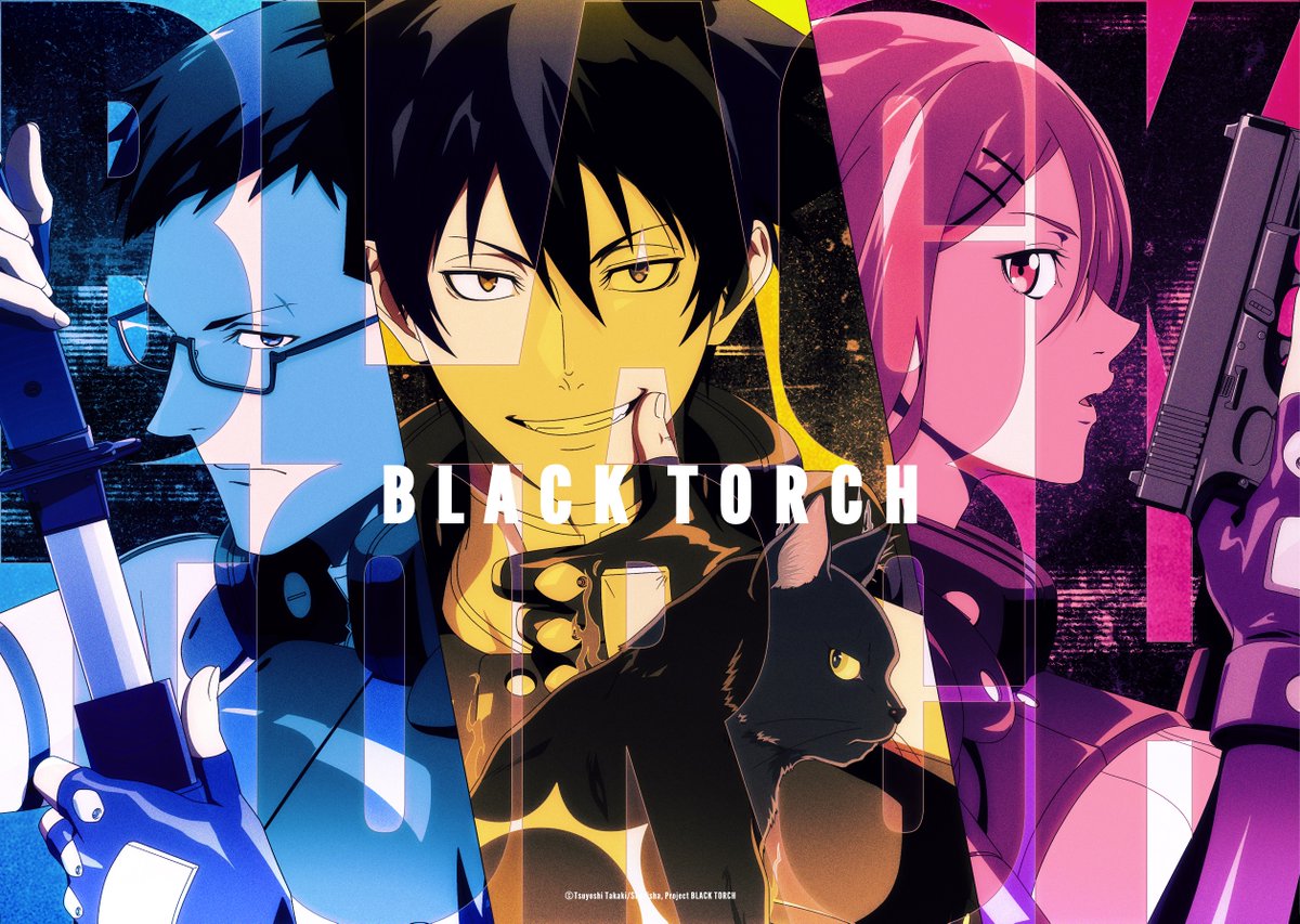 BlackTorchAnime's tweet photo. ／
#BLACKTORCH 新規情報解禁！
追加キャスト3名、メインスタッフを公開！
＼

【追加キャスト】
🥷#辻親八（我妻寿正役）
🥷#甲斐田裕子（久澄陶子役）
🥷#大塚芳忠（時枝蛮十郎役）

【メインスタッフ】
原作：タカキツヨシ（集英社刊）
監督：馬引 圭
キャラクターデザイン：鈴木 豪
シリーズ構成・脚本：市川十億衛門
サブキャラクターデザイン：中村ユミ、鈴木政彦、木下真梨子
デザインワークス：菊池隼也
美術監督：高橋佐知、今泉聖子
色彩設計：のぼりはるこ
CG ディレクター：内藤博高
撮影監督：山本 聖
編集：吉武将人
音響監督：高寺たけし
音響効果：山谷尚人
音楽：やまだ豊
アニメーション制作：100studio
