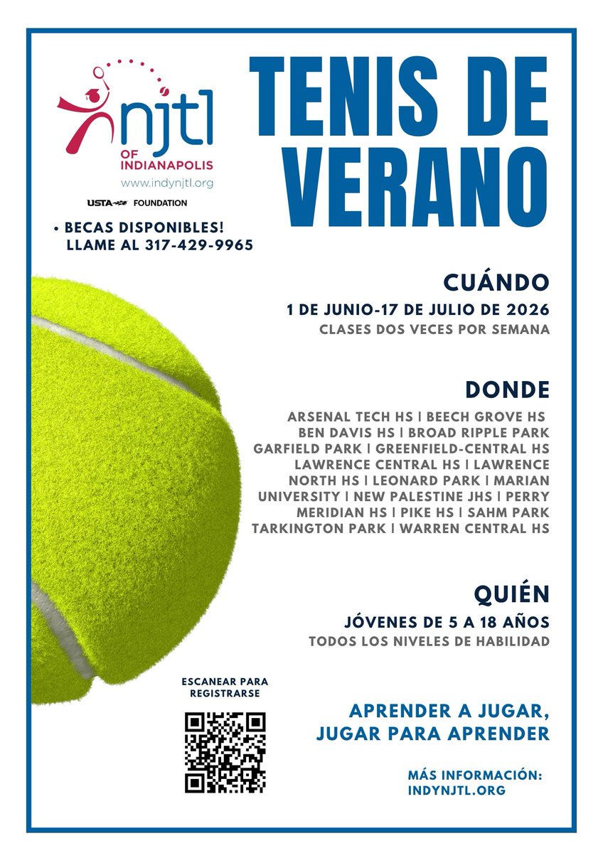 NJTL of Indianapolis 🎾📚 tweet media
