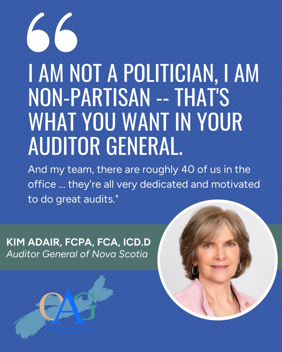 OAG_NS's tweet photo. Auditor General Kim Adair talks with @thesmacleodshow about reaching the halfway point of her 10-year appointment as AG on @FX1019.
➡️Catch the full 🎤 interview: 
https://t.co/mDh3SkLvhg
(starts at 28:30)
#NSpoli #auditors #accountability https://t.co/h466WaQ4MJ