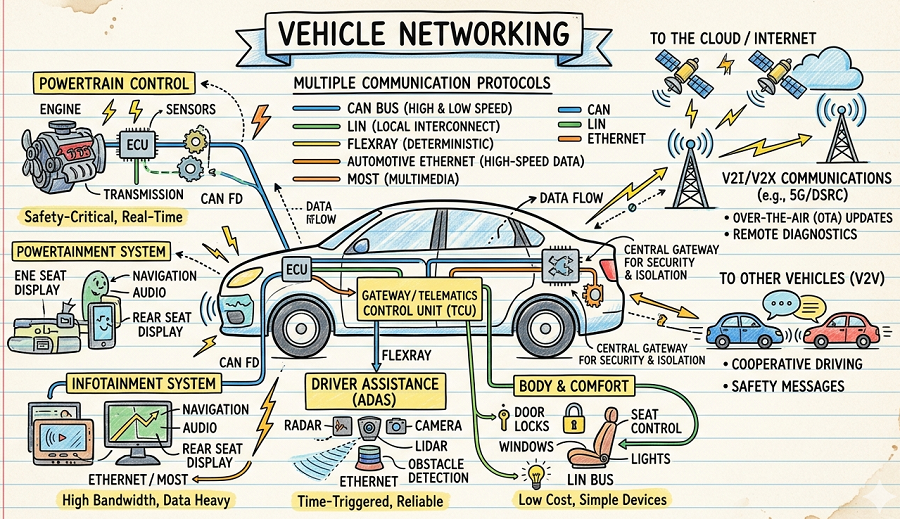 techfutureworld's tweet photo. 🚗 Vehicle Networking: The Future of Mobility 

Vehicle networking connects cars, infrastructure, and cloud services to enhance safety, efficiency, and user experience

Source: https://t.co/2JPRXD7rgA

#VehicleNetworking #SmartMobility #ConnectedCars #AutoTech #FutureOfTransport https://t.co/e87HgYLeni