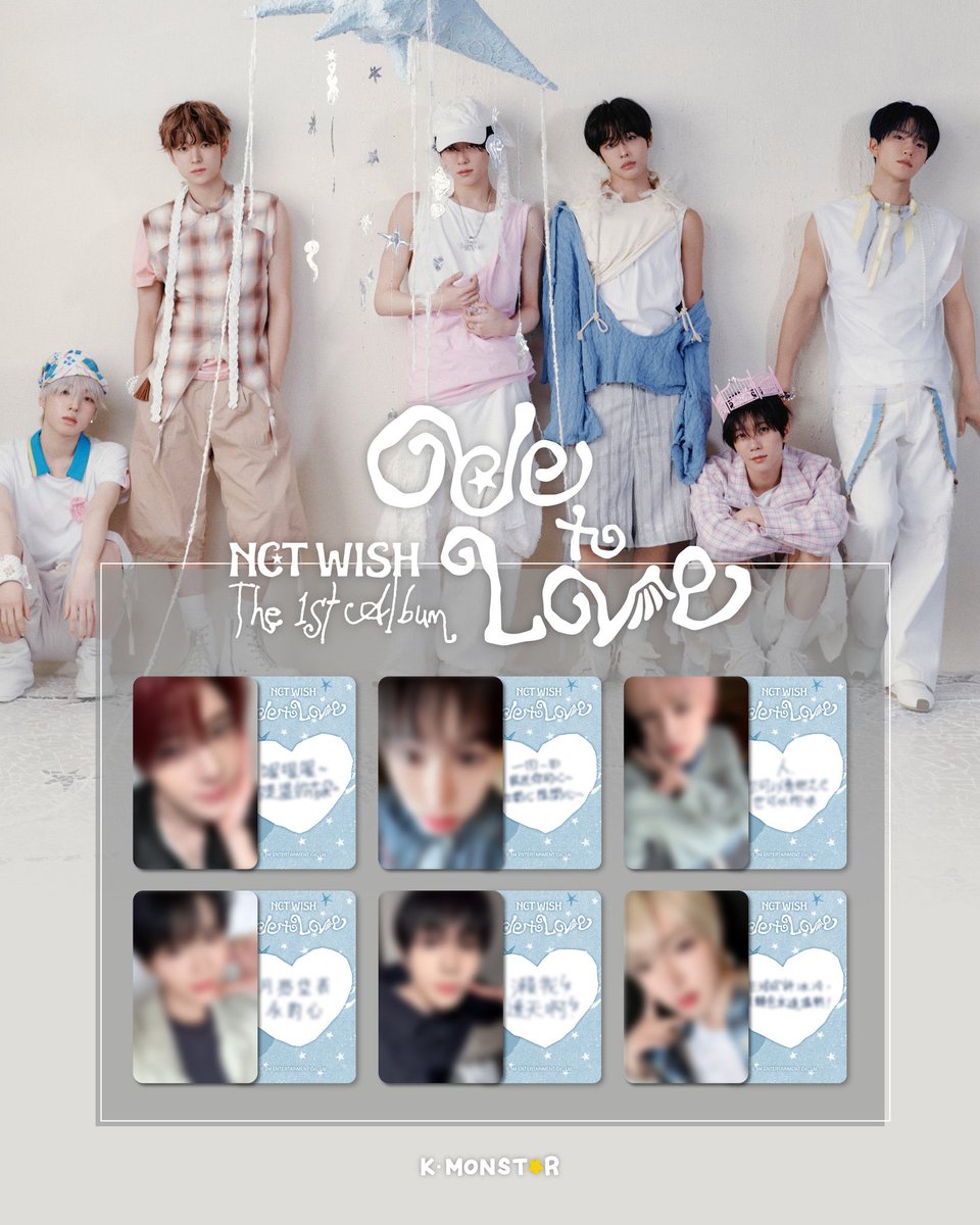 ampersandone 台湾 トレカ kmonstar コンプリート NCTWISH [Ode To Love] 台湾 台北 kmonstar サイン会 特典 トレカ 共同