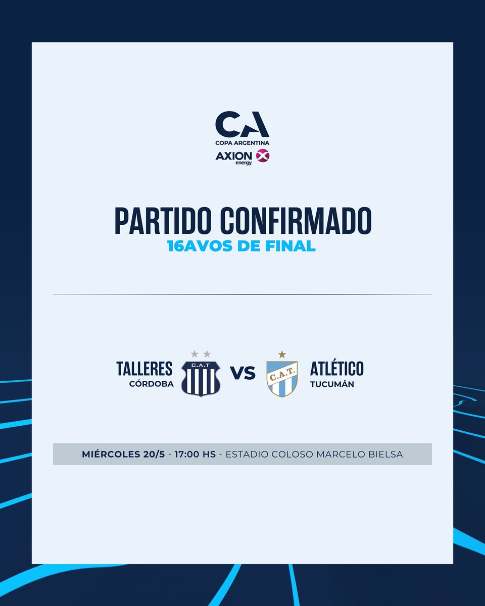 Copa Argentina AXION energy tweet media