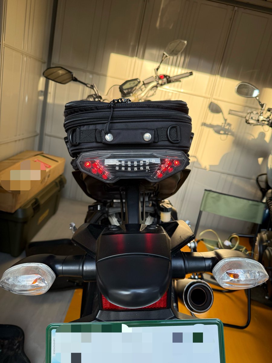 capcom765's tweet photo. 09のテール交換した！
#YAMAHA
#MT09 https://t.co/6mvDlfILxK