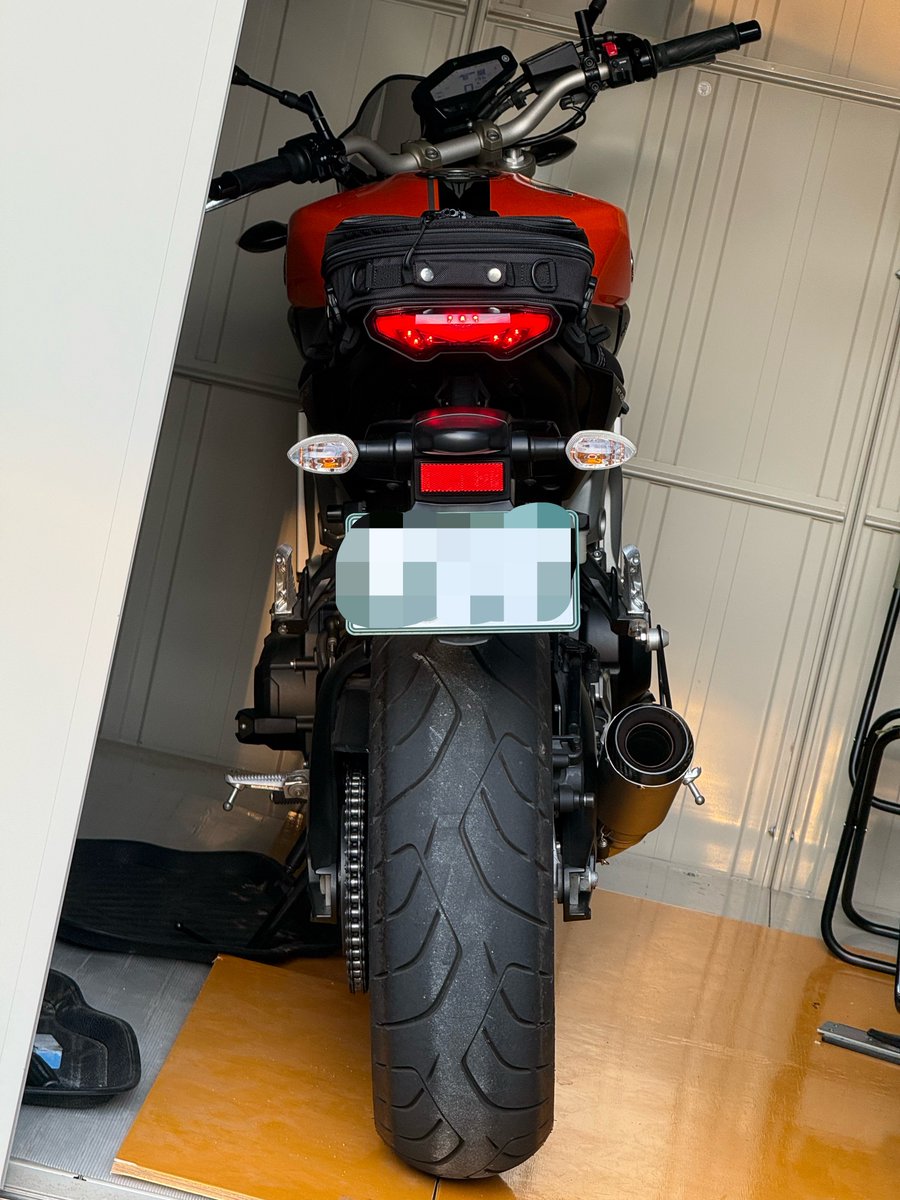 capcom765's tweet photo. 09のテール交換した！
#YAMAHA
#MT09 https://t.co/6mvDlfILxK