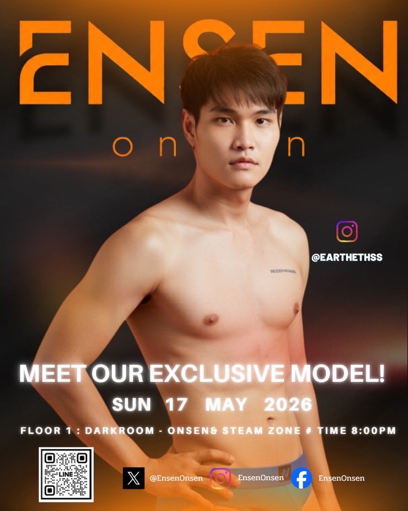 EnsenOnsen's tweet photo. ✨ Meet Our Exclusive Models & Special In-Store Activities! ✨
Experience an up-close and premium night that will make your evening truly unforgettable.

👤 Model: @benminultimate  @khaixvv @earthethss 
🕗 Time: From 8:00 PM onward
📍 Location: Ensen Onsen & Spa

Follow us for more updates:
IG / X: @ensenonsen
LINE: @ensenonsen