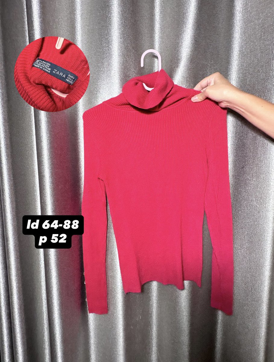 prelovedbyice's tweet photo. hnm crop halter tanktop (M) — 35k
✿ nominus, bahan adem melar

zara red turtleneck (L) — 50k
✿ nominus, tebel, fitbody

kaos putih sleeveless — 50k
✿ nominus, asimetris, jastip bangkok

kaos pink rainbow — 30k 
✿ nominus, gambar gemeyy https://t.co/KhWcCbzdCY