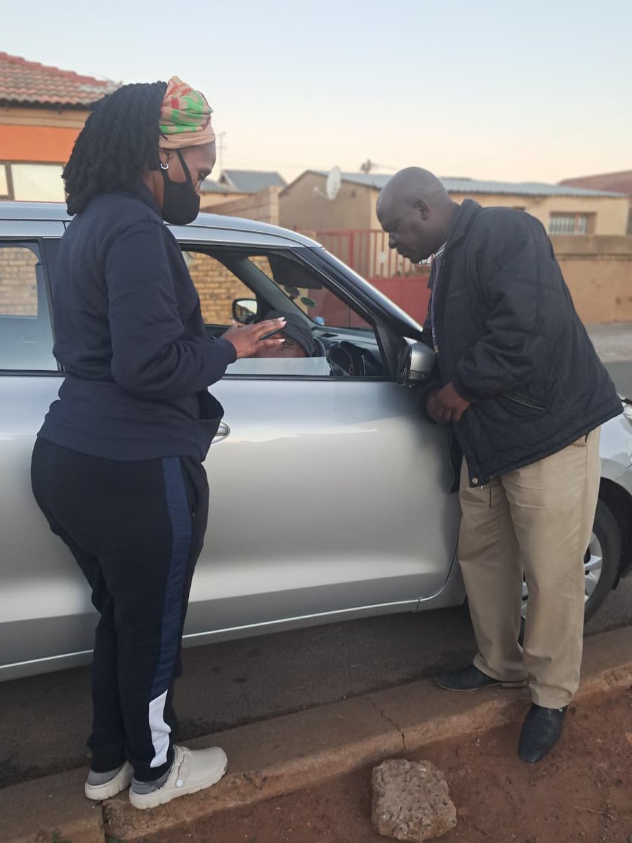 MCActionSA's tweet photo. Ward 11 Branch Chairperson Thandi continues to lead from the front, driving voter registration efforts and mobilising community support alongside VD Captain Modise and BS Atlegang. Together, they remain committed to building a stronger and active Ward 11 ahead of #LGE26. https://t.co/WcOY5O41jS