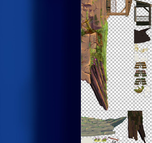 magicrat_larry's tweet photo. When creating the engine to our point and click game I hit a point where the fps dropped due to the images being rendered.  Their size was large and mostly transparent pixels.  TexturePacker was the tool that helped greatly reduce this problem.  It trims whitespace for you and packs all the sprites into one image to load.  What you end up with is just pure efficiency @CodeAndWeb