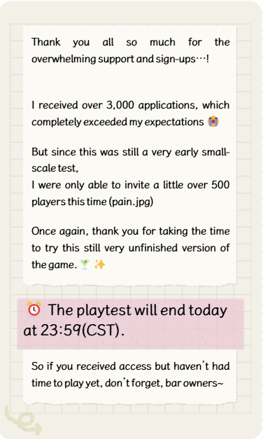 SpecialS3241's tweet photo. The First Closed Playtest for Tonight’s Special officially ends today🍸✨
#romance #steamgames #indiegame #jrpg #datesim #indiedev #gamedev #otome #rpgmaker https://t.co/612V6Z8TeF