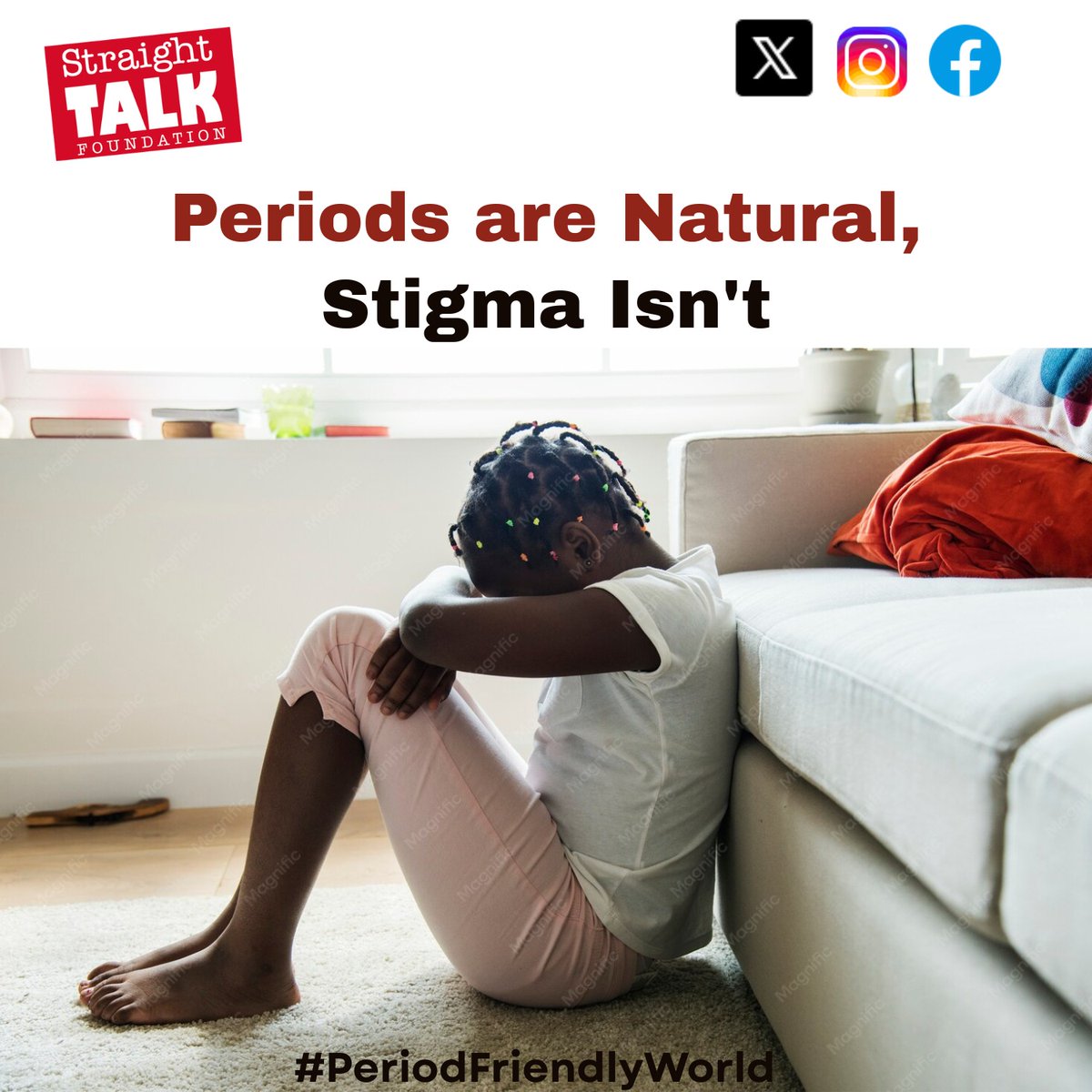 STFUganda's tweet photo. As we mark Menstrual Health and Hygiene Month this May, we reaffirm the importance of ensuring that young people have access to accurate SRHR and menstrual health information, free from stigma, shame, and discrimination. This is key to enabling them to reach their full potential. https://t.co/g3N50GdkOo