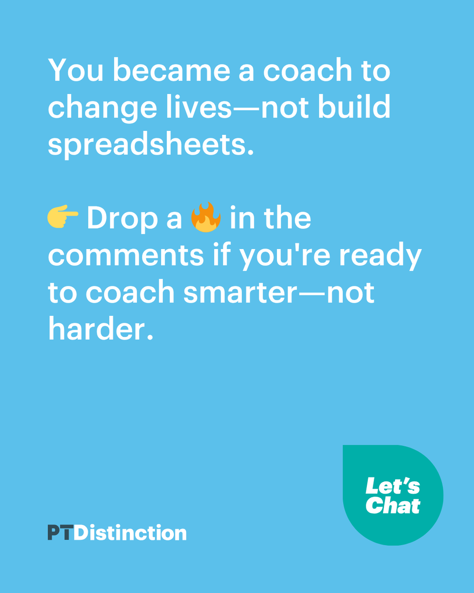 PTDistinction's tweet photo. What would change in your business if your coaching felt more organised?

Less chasing clients.
Less admin.
More time coaching.

That’s what happens when everything works together.

#PTDistinction #PTBusiness #OnlineCoaching #PersonalTrainer https://t.co/iGHzeSy8n0