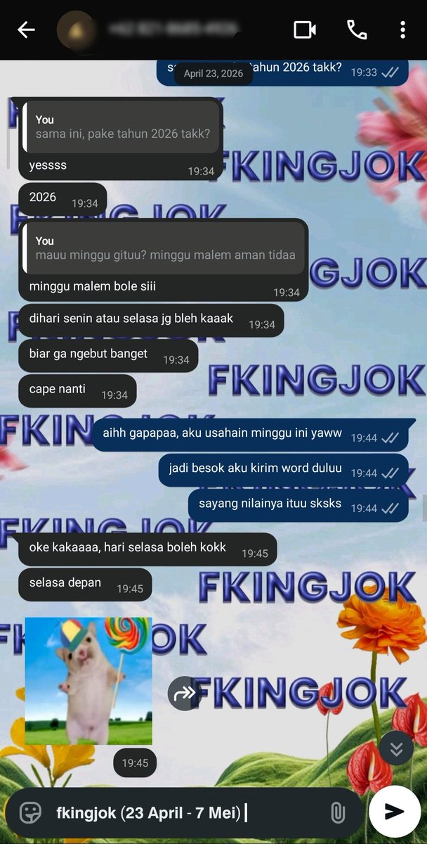 fkingjok's tweet photo. 𝗝𝗼𝗸𝗶 𝗗𝗲𝘀𝗮𝗶𝗻 𝗞𝗮𝗹𝗲𝗻𝗱𝗲𝗿 (𝟮𝟯 𝗔𝗽𝗿-𝟳 𝗠𝗲𝗶) https://t.co/47W2reVPlI