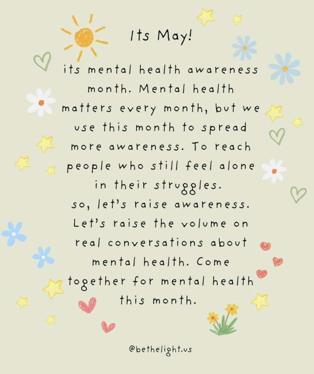 WMSpsych's tweet photo. Reminder: it’s Mental Health Awareness Month (and week)! #wms #bettertogether 💚 https://t.co/KYeZwjaeDg