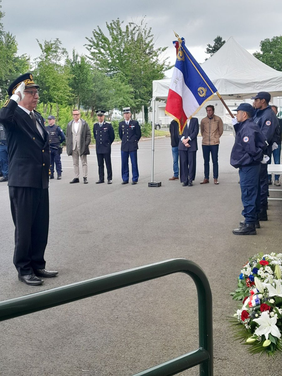 Image de Préfet des Pays de la Loire et de Loire-Atlantique - #Cérémonie | Deux ans après l’attaque du pôle de rattachement des extractions judiciaires de Caen au