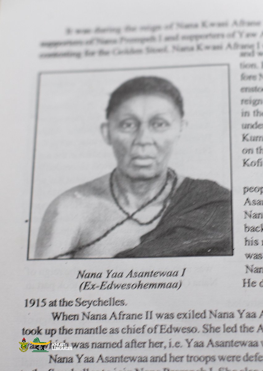 knust_library's tweet photo. #TBT THE STORY OF YAA ASANTEWAA  
Read more....https://t.co/Y2cU3p7zjN https://t.co/l9IsOUXBOG