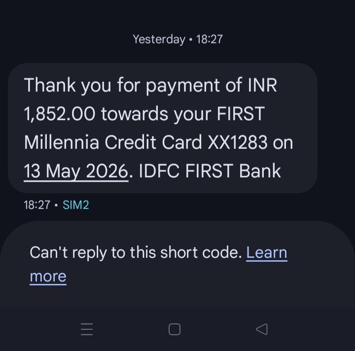 ShivK1405's tweet photo. @IDFCFIRSTBank @RBI Urgent! Recovery agents are making unauthorized payments on my IDFC credit card XX1283 without my consent. Please investigate and stop these activities immediately. https://t.co/6cTLnG3QCN