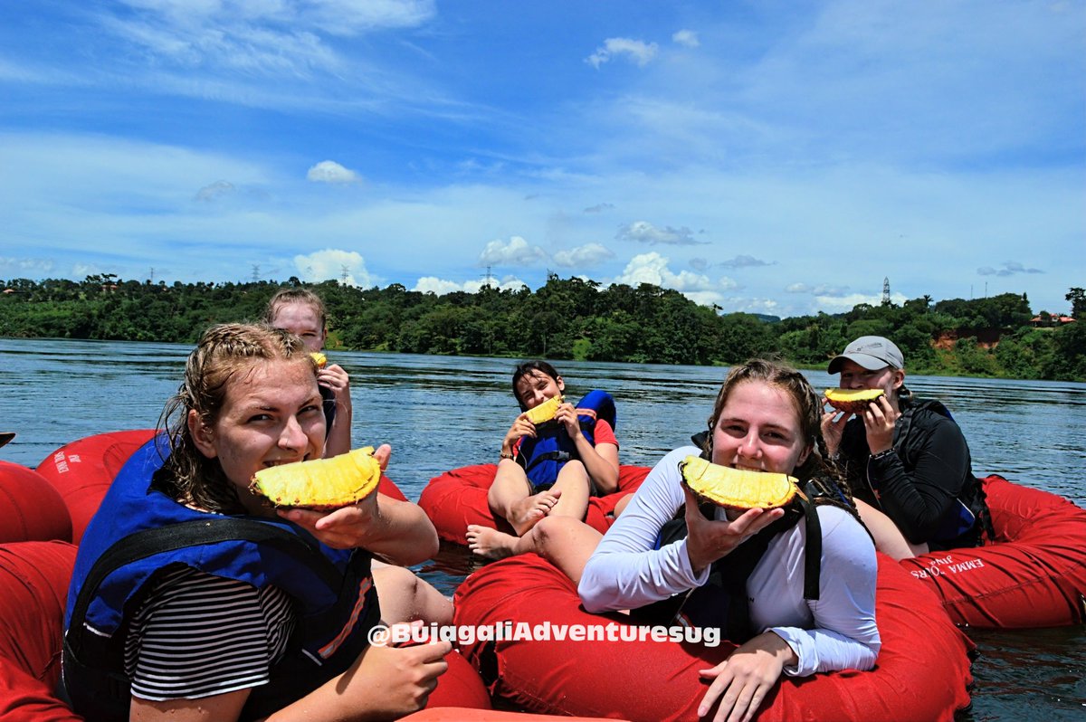 BujagaliA's tweet photo. Approaching the weekend with some gentle tubing vibes along the Nile blended with  Drinks, snacks and photos in one package.
Book for your trip now!
#tubing 
#weekendvibes 
#bujagaliFalls 
#busowookofalls 
#sourceofthenile https://t.co/RszAoMRCdx