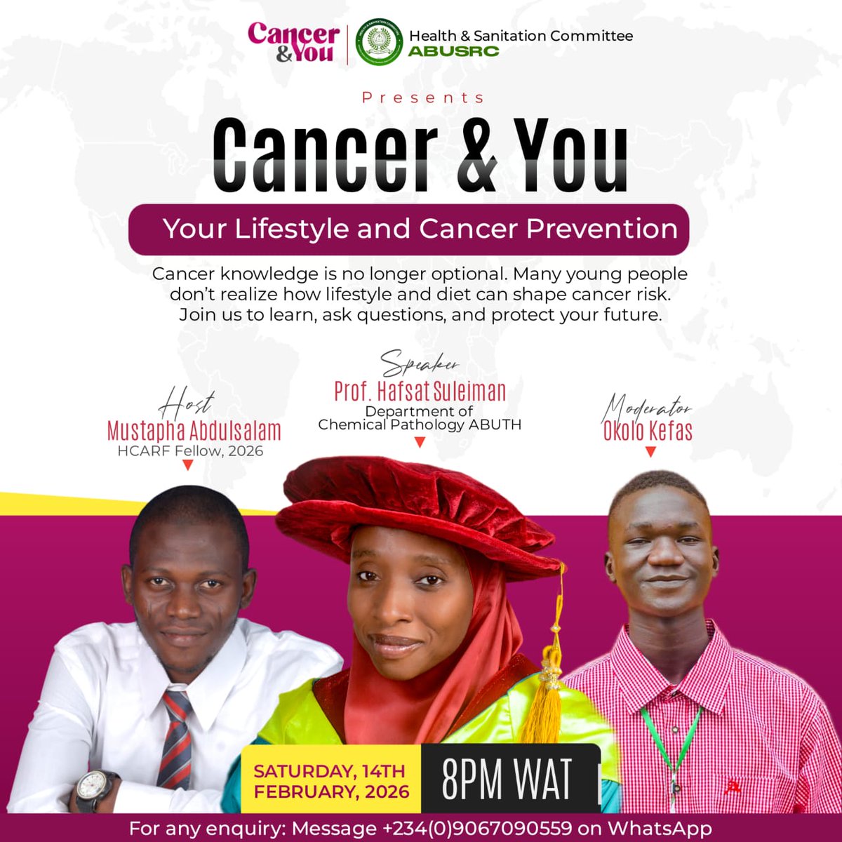 HopeCareIn5385's tweet photo. Fellow Spotlight | HopeCare Cancer Advocacy &amp; Research Fellowship

Today, we spotlight Mustapha Abdulsalam for his commitment to cancer advocacy and public health awareness. https://t.co/jmHzvcKbbA