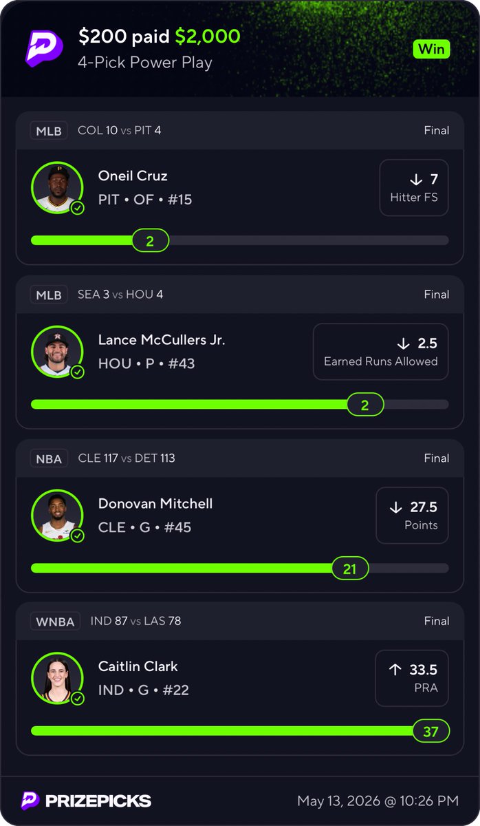 Mileslocks's tweet photo. Holy bang, didnโt expect this to hit ๐
Get more plays here ๐
https://t.co/YYiYZphNaw
#PrizePicks #PGA #Gambling๐ #Sportscoin #fanduel #NBA #MLB #Draftkings #Underdog #Tennis #Pick6 https://t.co/er6FmRTcw5
