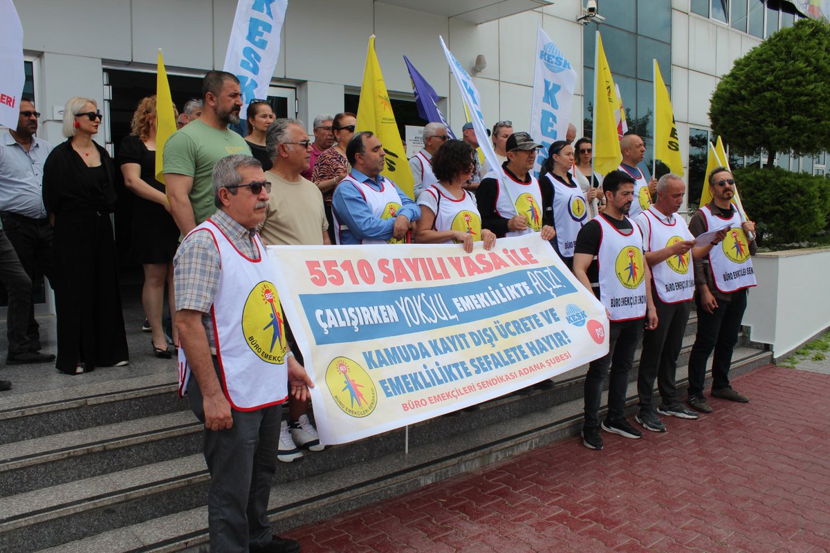 HabereGuven's tweet photo. Adana BES, “Çalışırken yoksul, emeklilikte aç bırakılıyoruz” https://t.co/8p69YuSyjj @BES_Gnl_Mrk @besadana https://t.co/Tw4l9MP63j