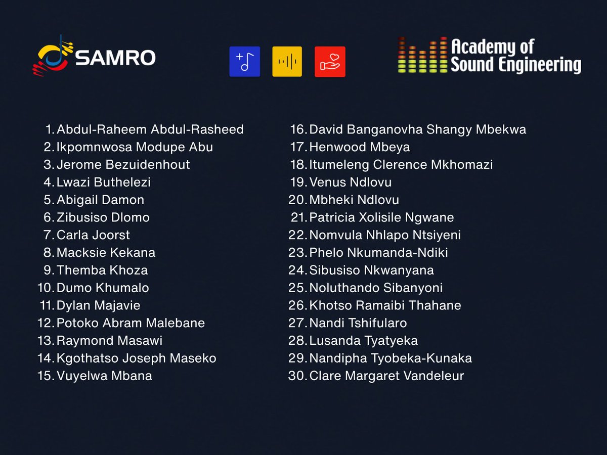 SAMRO tweet media
