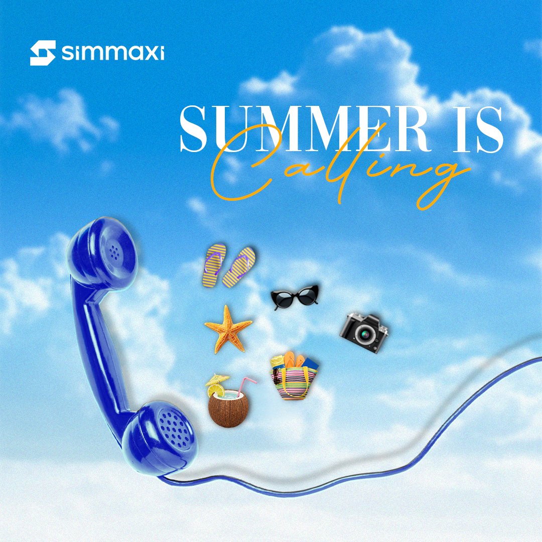 simmaxiofficial's tweet photo. Summer is calling ☀️
Ready to travel with uninterrupted internet wherever you go?
Stay connected across borders with SimMaxi eSIM 🌍
#Simmaxi #eSIM #SummerTravel https://t.co/OViJdTzfPo