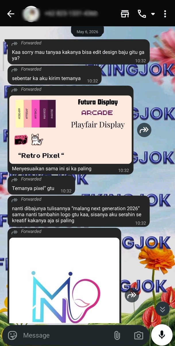 fkingjok's tweet photo. 𝗝𝗼𝗸𝗶 𝗗𝗲𝘀𝗮𝗶𝗻 𝗱𝗮𝗻 𝗠𝗼𝗰𝗸𝘂𝗽 𝗕𝗮𝗷𝘂 (𝟲 𝗠𝗲𝗶 𝟮𝟲) https://t.co/RkUOKtPfd9