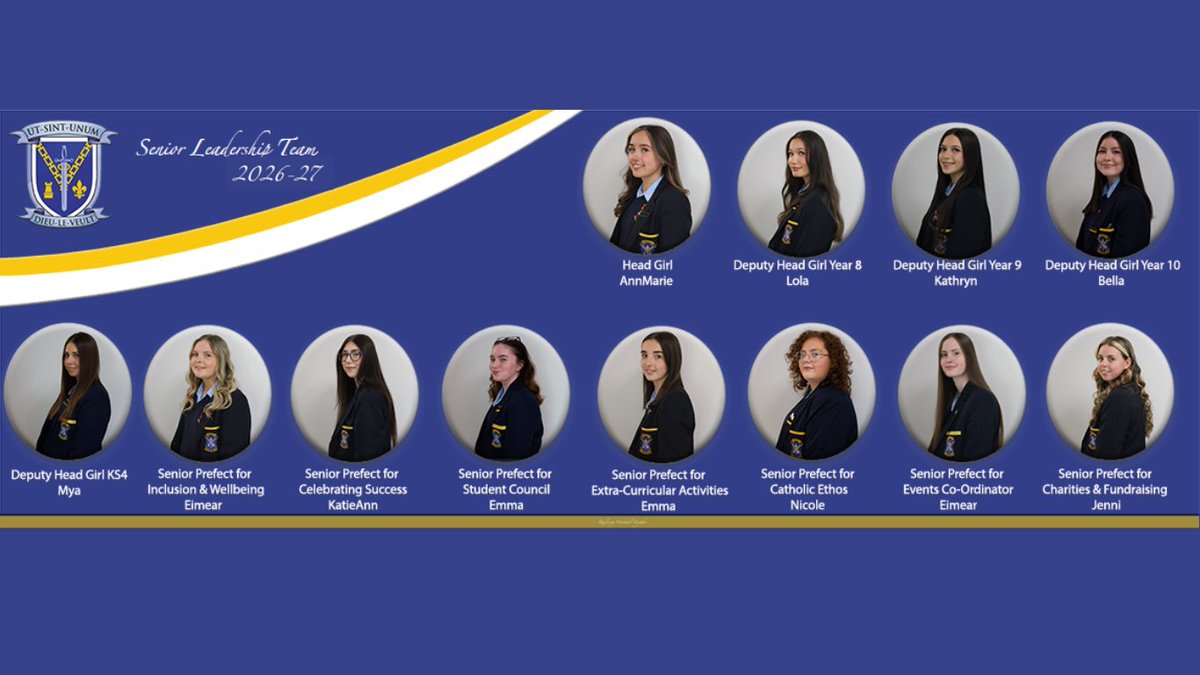 _stgens's tweet photo. We are delighted to introduce our Senior Student Leadership Team for 2026–27! ✅💙 Congratulations to each student selected for these prestigious leadership roles — a truly momentous achievement and recognition of your hard work, dedication, and positive contribution to school 💙 https://t.co/YjPwXm8Z6Y