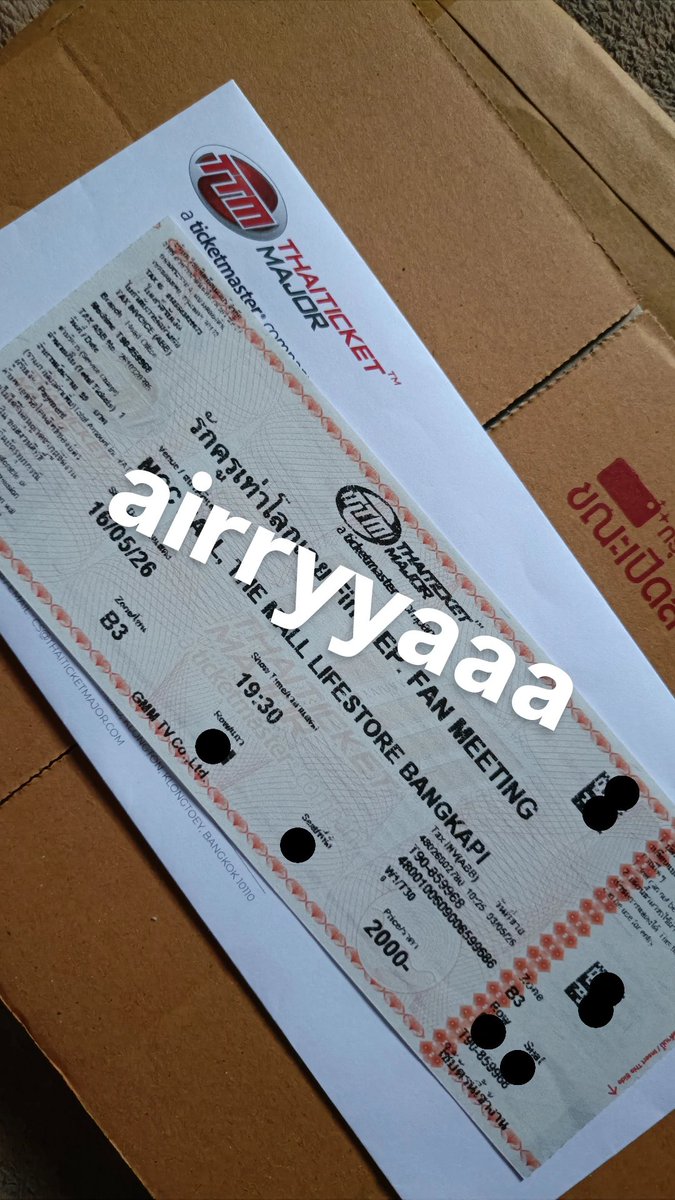 airrryyyaaa's tweet photo. ได้บัตรไฟนอลแล้วค้าบบ จะได้เจอเพิร์ธแซนต้าแล้ว ขอบคุณกิจกรรมจากทางร้านด้วยนะคะ แพ็คใส่ซองมาอย่างดี
@penguinxstore  ขอบคุณสำหรับบัตรไฟนอลนะค่าา https://t.co/C7EsUC8QJ6