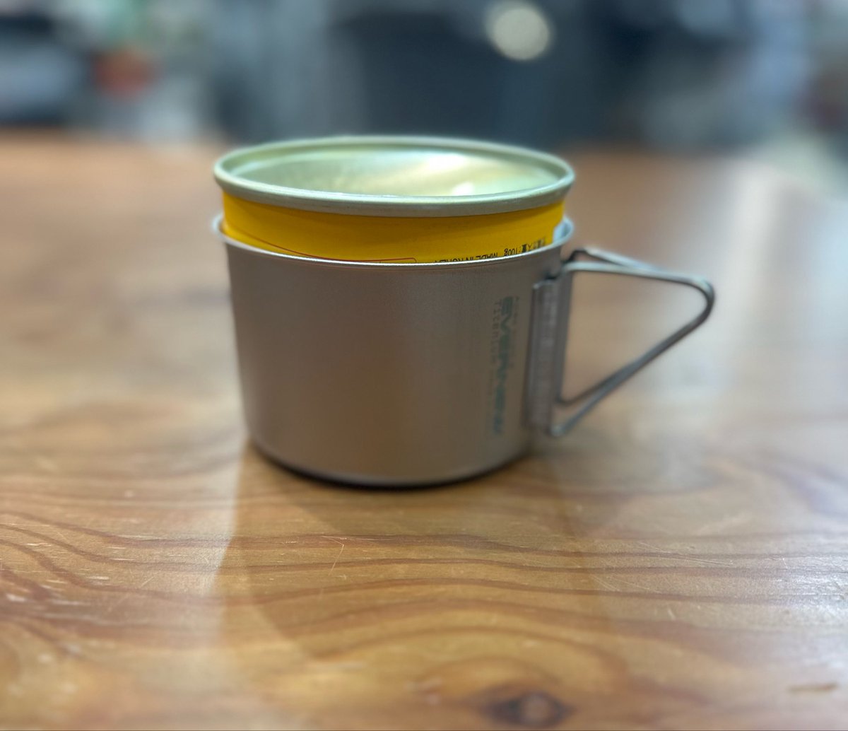超軽量なチタン製カップが登場✨ “EVERNEW Apex MUG 300” 容量300ml