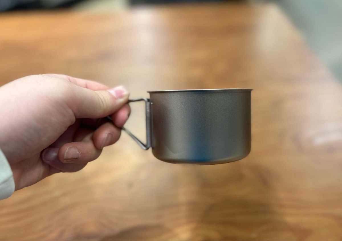 超軽量なチタン製カップが登場✨ “EVERNEW Apex MUG 300” 容量300ml