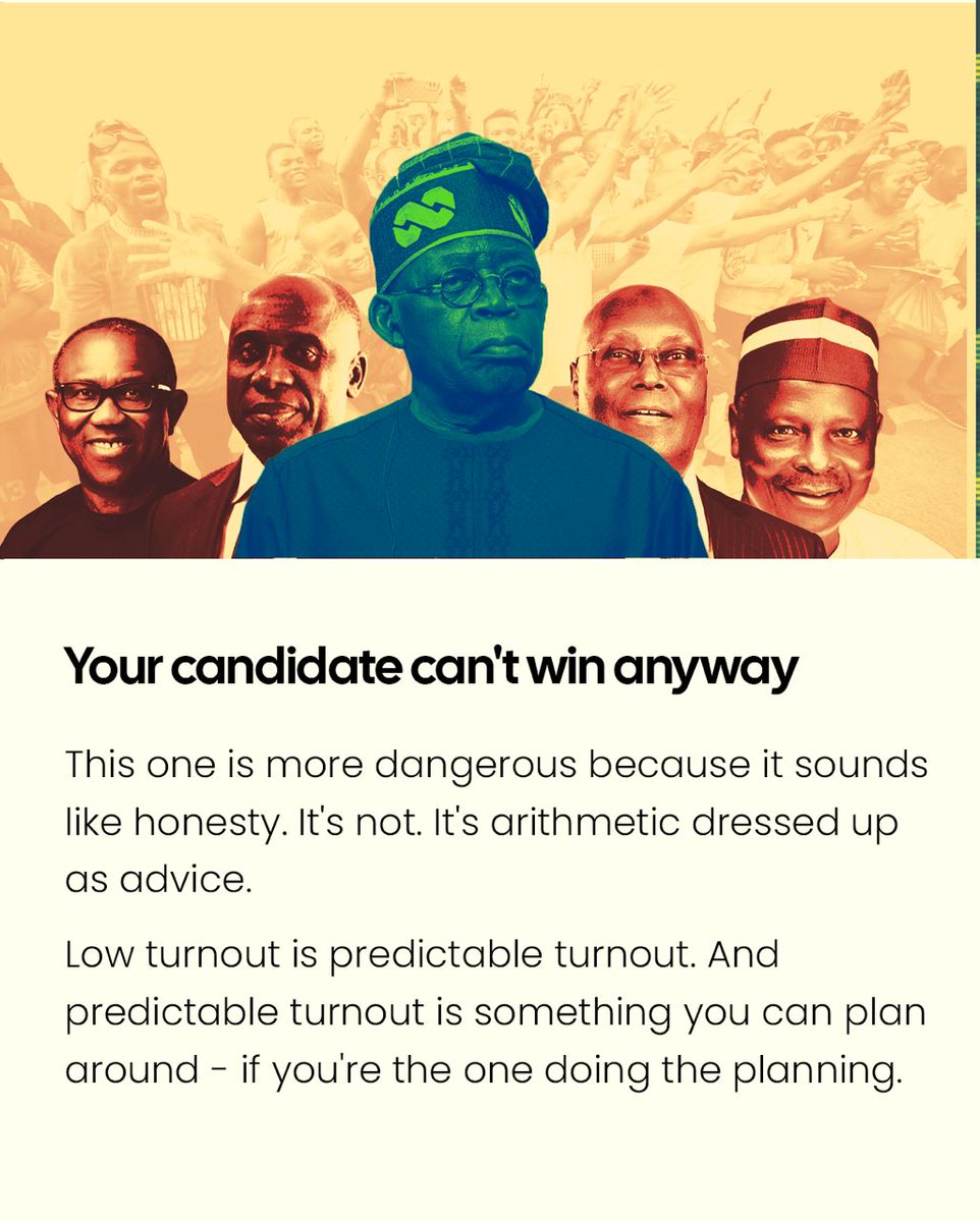 EiENigeria's tweet photo. Things politicians hope you never learn about your PVC🧵
Swipe through - this one is important. https://t.co/bRXMPKMLDh