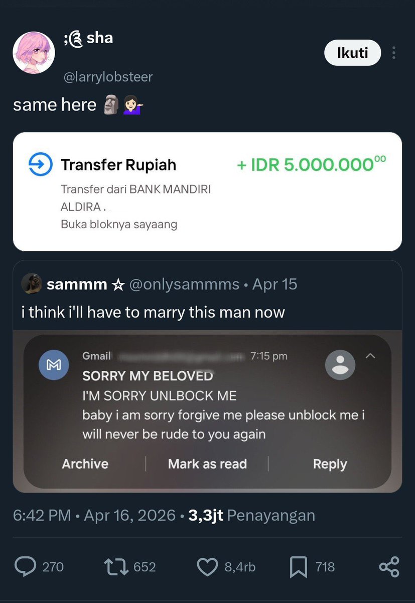 ituajalaaah's tweet photo. @bvtrass kak? masih aja wkwk https://t.co/NPgiBKfvVH