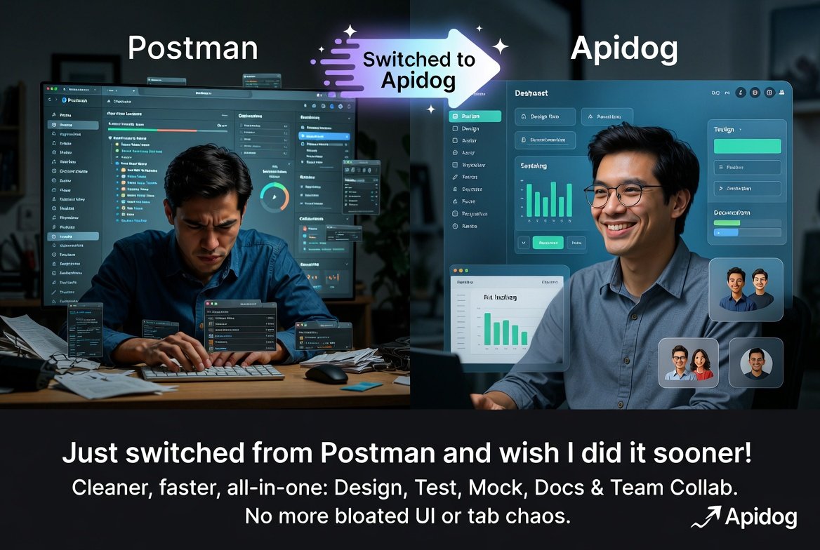 entrypk's tweet photo. Just switched from Postman and Honestly wish I did it sooner. 

Everything feels so much cleaner and faster now, designing, testing, mocking, docs, and team collab all in one place. 

No more bloated UI or constant tab switching. 

Highly recommended https://t.co/388gYItfXS https://t.co/7gSQ4O9zNm