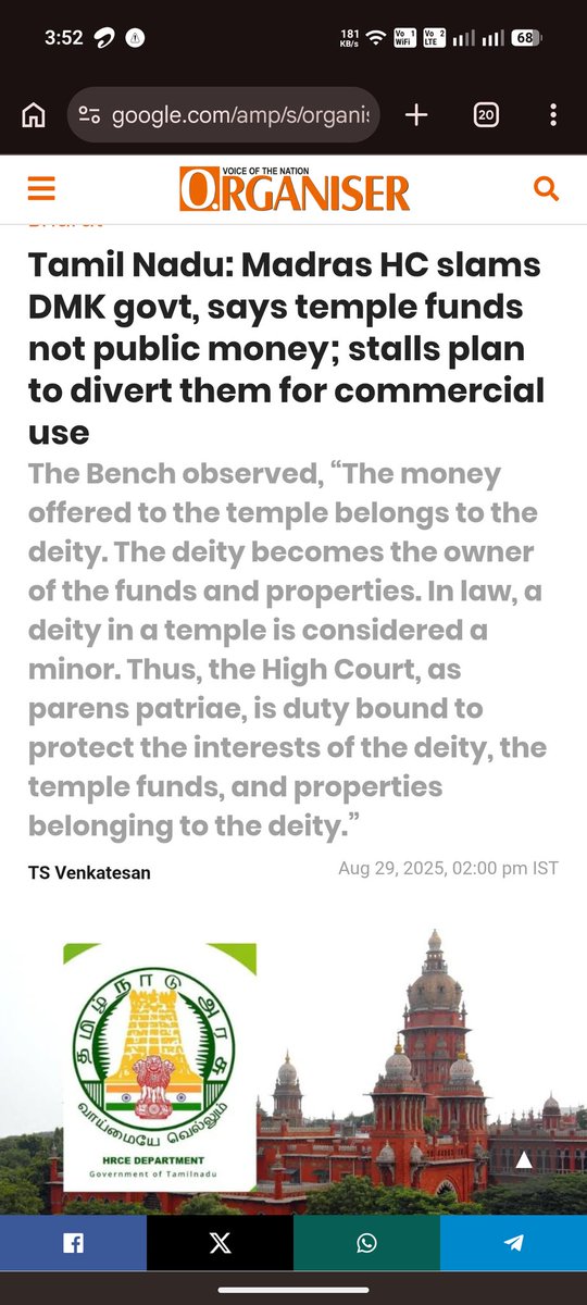 Amitkumar4164's tweet photo. @souryyuuu @Mrsinha @actorvijay even high court said to same but dmk shimt politics never learn anything there mindsets are clear eradicate hindu sanatan and convert all them Christianity and Muslim he is there first priority everyone know there mindsets https://t.co/o52EPb0PwO