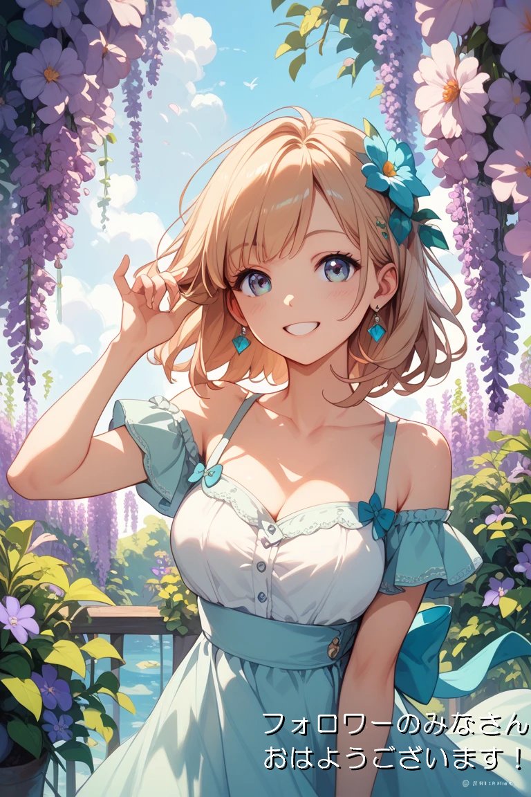 おはようございます♡ 朝の癒やしイラストをお届けします（ Made with