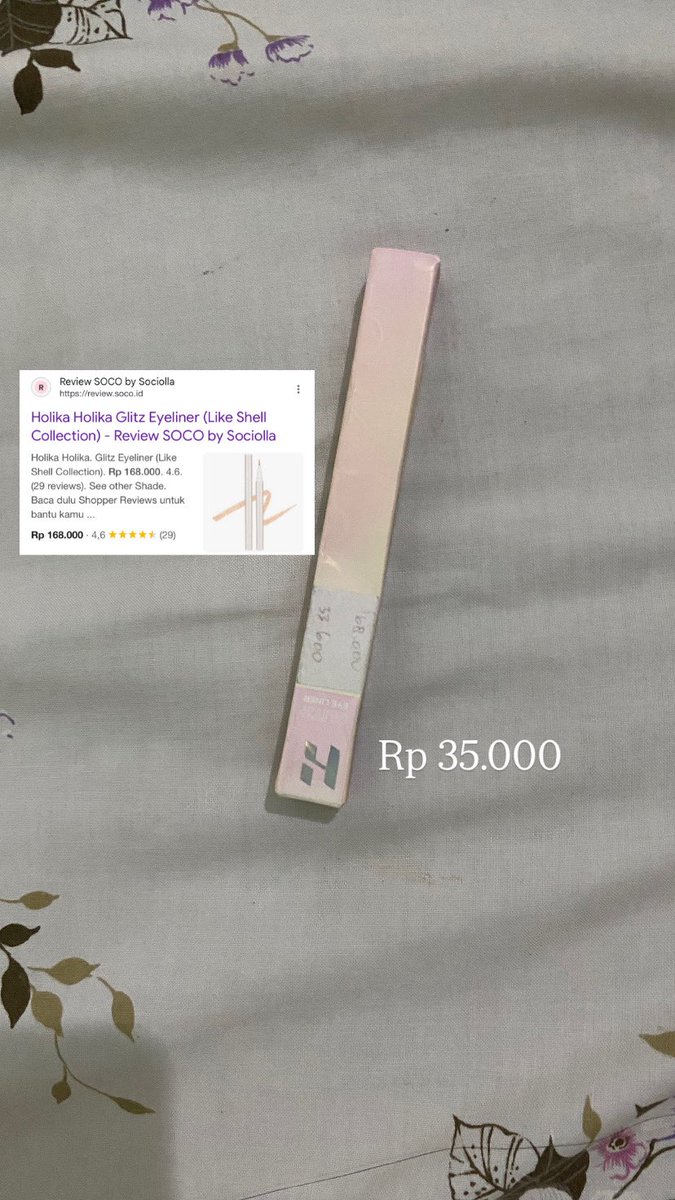 codeselly's tweet photo. HolikaHolika salee bngt new segel 
ambil 2 aku kasih 50k azzah 🫶🏻 https://t.co/hN8l85zO7O
