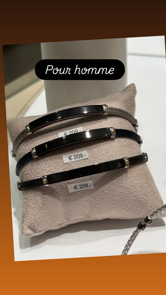 DOREILLE's tweet photo. Nouveautés!!!!!!
Encore et toujours!!!!
#valenzi #bijouteriedoreille #bracelets #braceletshomme #mode https://t.co/s0XJZctgVY