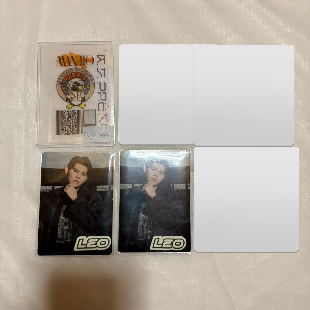 yu_bnsm's tweet photo. 【交換】BE:FIRST  We are the BE:ST シークレットフォトカード フォトカ トレカ

【譲】
レオ2

【求】
同種 マナト2 or 
マナト｜ソウタ各1

●マナト含むお取引のみ

16日スタジアム手渡しor郵送
お気軽にお声掛けください

#BEFIRST交換 https://t.co/HyUOFddIeK