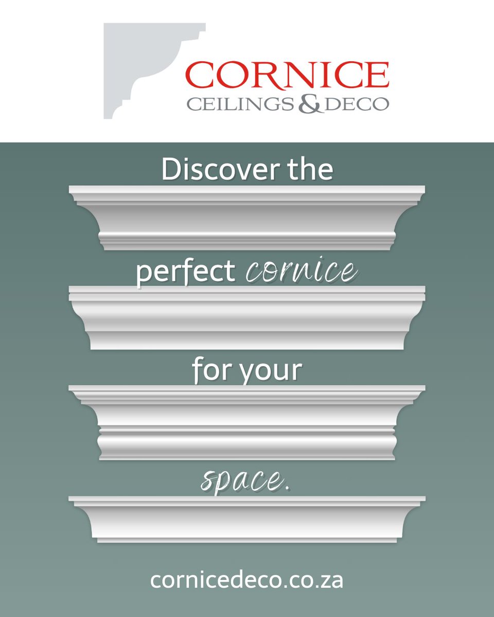 CorniceDeco's tweet photo. Enhance your home or office with our high-quality XPS cornices! Not only visually appealing but also durable and easy to install.
View our range here: https://t.co/fpjewI92gw 
+27 (0)21 982 0272 / info@cornicedeco.co.za / 9 Kenwil Drive, Okavango Park, Brackenfell https://t.co/oHPeFgWXiT