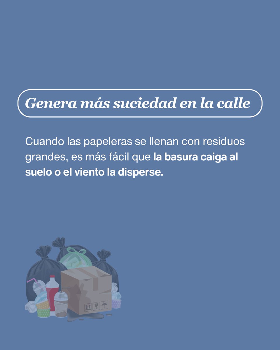 Intercomarcal's tweet photo. Esta semana se celebra el Día Mundial del Reciclaje. ♻️
Y no, tirar todo en la papelera no es reciclar. 

Las papeleras recogen basura cotidiana, mientras que los contenedores están pensados para cada tipo de residuo y su posterior reciclaje.

Si separas bien, ayudas al planeta https://t.co/2rgfAAvrjN