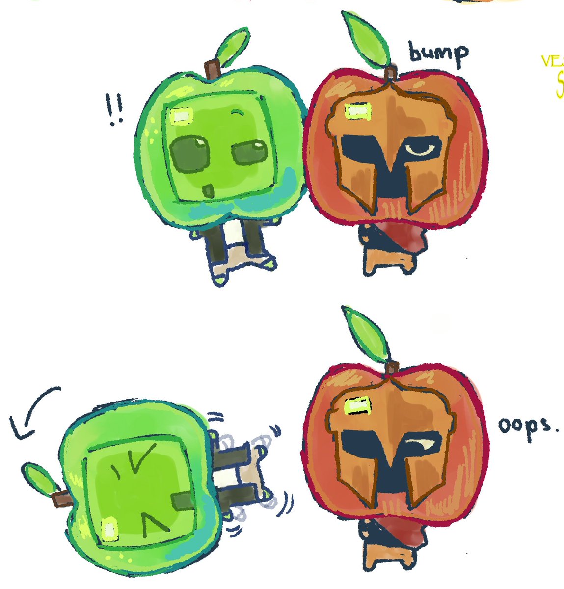 🧡💜🍎🍏 tweet media