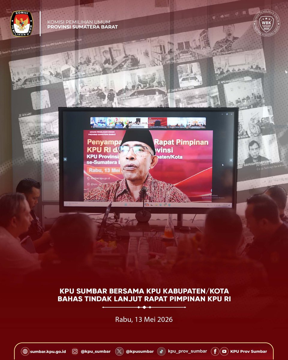 KPU Prov Sumbar tweet media